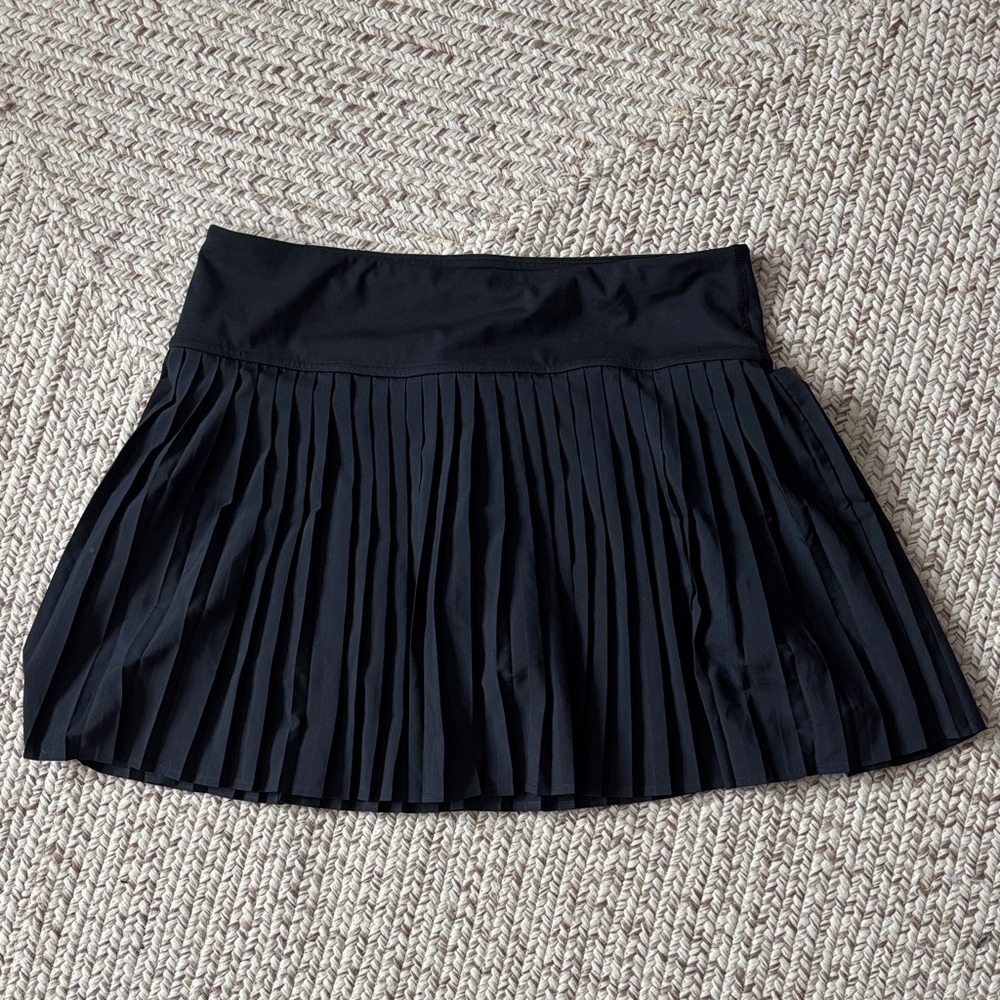 Fabletics Black Mini Pleated Skirt